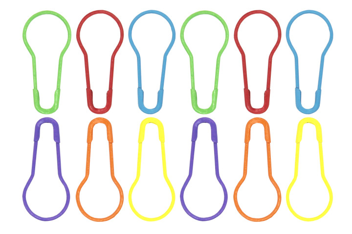 Knitter's Colourful Safety Pins Bundle