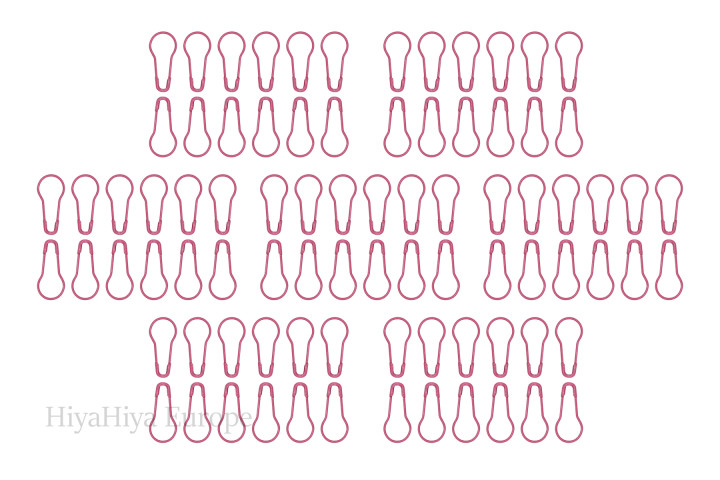 Pink Knitter's Safety Pins Bundle