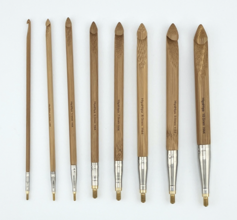 Bamboo Interchangeable Tunisian Crochet Hooks