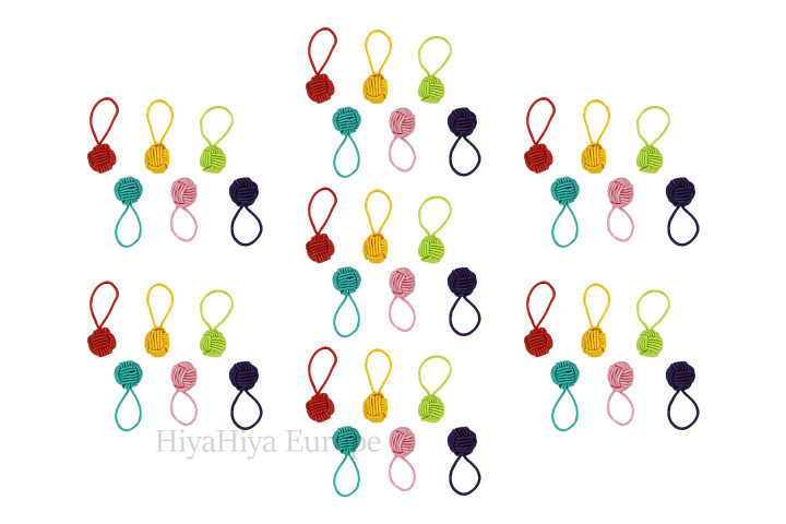Yarn Ball Stitch Markers Bundle